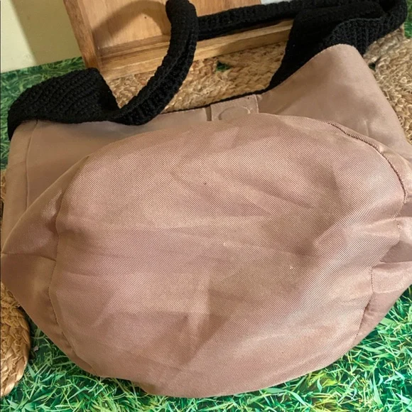 The Sak Black and Pink “QUEEN”Crochet Shoulder Bag - Picture 10 of 16